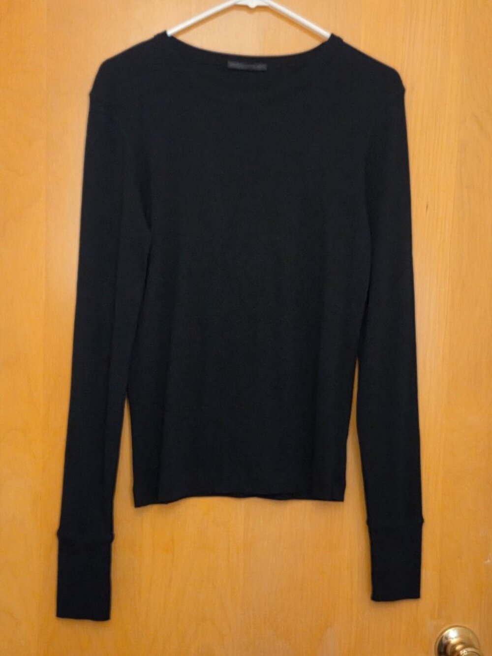 Drykorn For Beautiful People Rib Knit Bodycon Top Womens M Black 100% Cotton